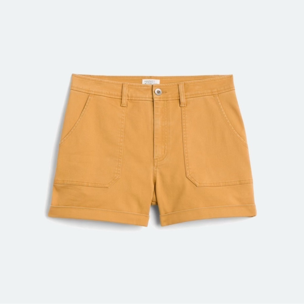 NEW Market & Spruce Gold High Rise Utility Shorts